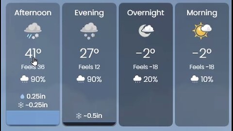 Welcome to Canada - sudden brutal temperature change winter