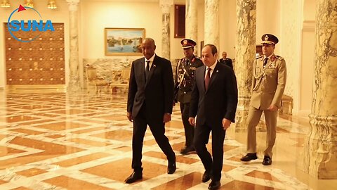 Al-Burhan and Al-Sisi hold bilateral talks at Al-Ittihadiya Palace