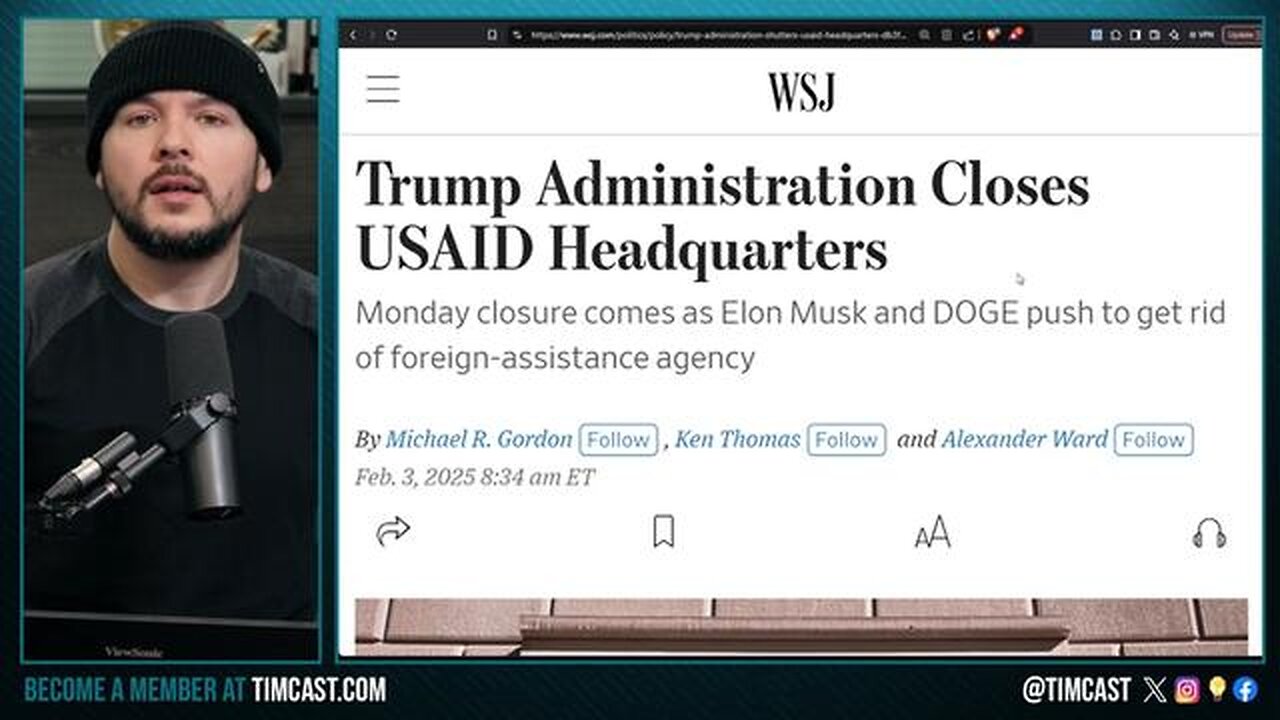Trump & Elon Just NUKED THE DEEPSTATE, USAID HQ Shut Down Today, CIA Front Under Fire | Tim Pool