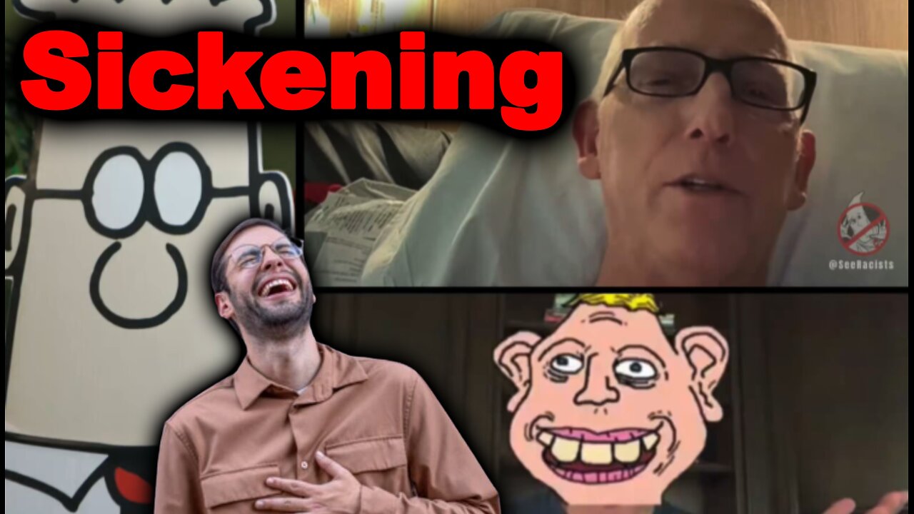 Liberals Celebrate & Mock Scott Adams Dying of Prostate Cancer. Brown University Killer.