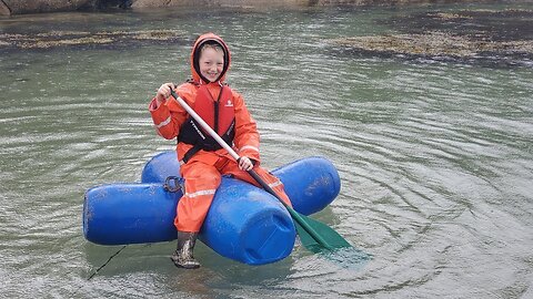 Survival Camping on Remote Scottish Island with My Son