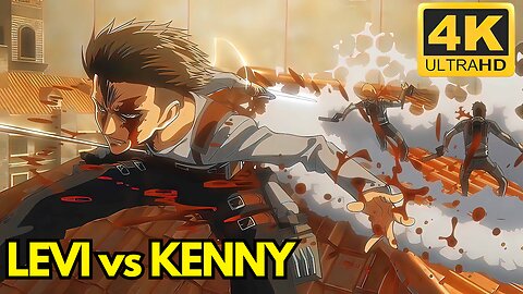 ATTACK ON TITAN | LEVI vs KENNY FULL FIGHT | 4K HD