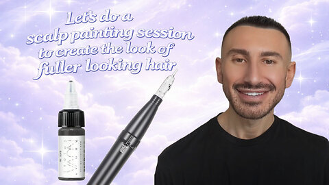 Let's Do A Scap Painting Session To Create The Look Of Fuller Looking Hair!