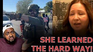 Trump Deranged Democrat FINDS OUT After Attempting To Obstruct ICE AGENTS From Raiding TACO SHOP!