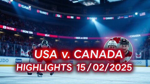 USA vs. Canada| 4 Nations Face-Off Highlights February 15, 2025