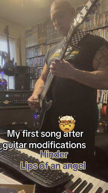 Here is hinder with lips of an angel, with New Guitar Mods