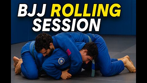 Rolling with Purpose: Brazilian Jiu-Jitsu Training Session