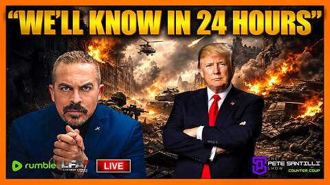TRUMP BRIEFED ON DEATH TOLL NUMBERS IN IRAN; HIGH, BUT “WE’LL KNOW IN 24 HOURS” | COUNTER COUP WITH PETE SANTILLI 1.13.26 5PM