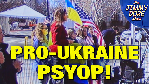 Pro-Ukraine Propaganda RIGHT OUTSIDE The White House! w/ The Duran