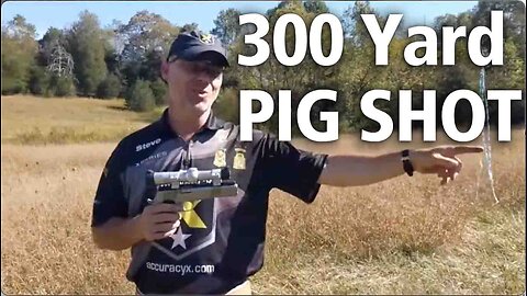 300 yard 1911 Steel PIG Shot