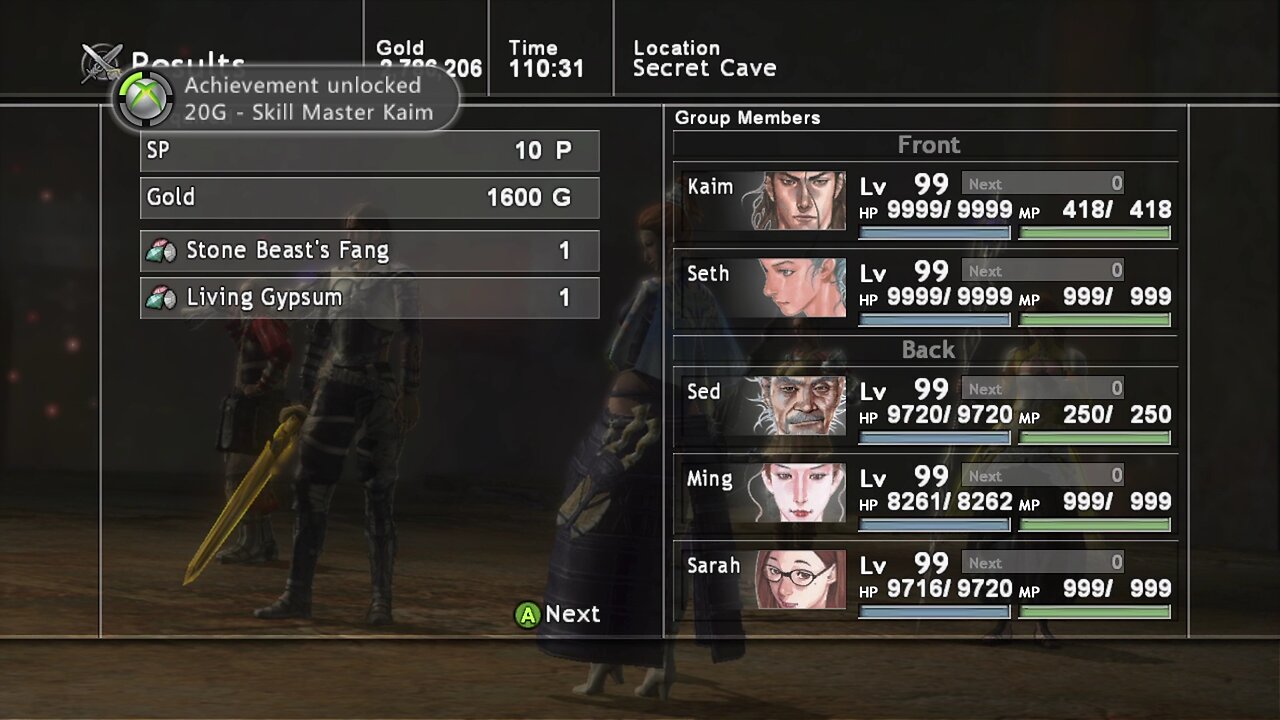 Lost Odyssey - Skill Master Kaim & Seth