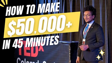 Want to Earn $50K in 45 Minutes? Here’s the Secret… Starting a Speaking Career