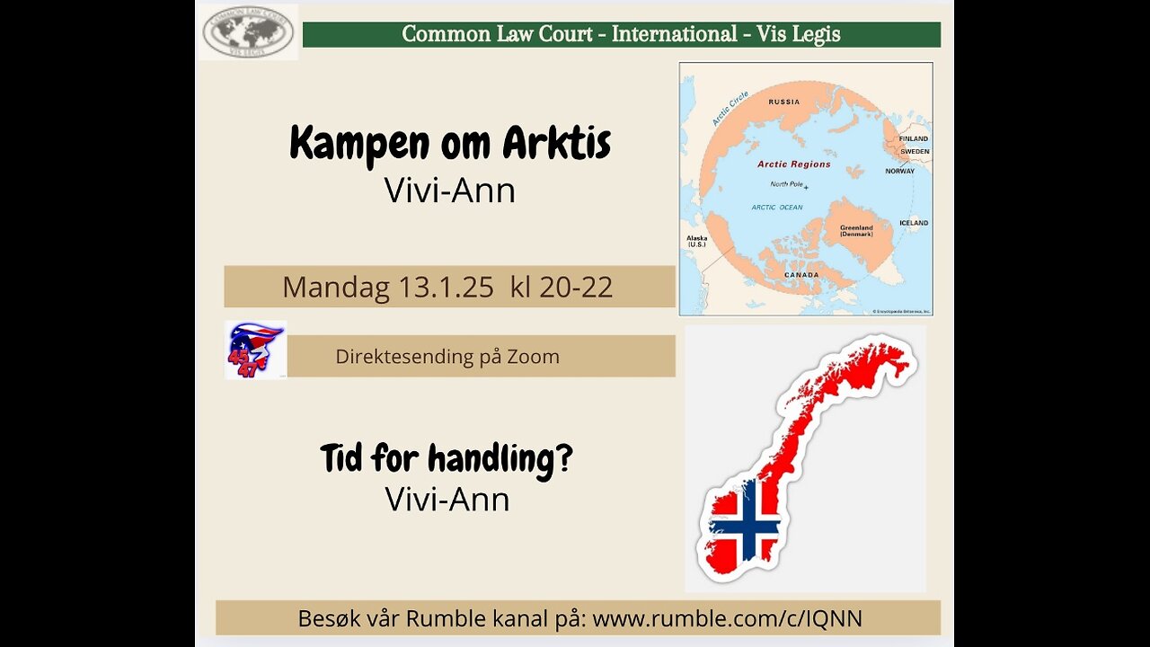 13.1.25: Kampen for Arktis - Tid for handling!