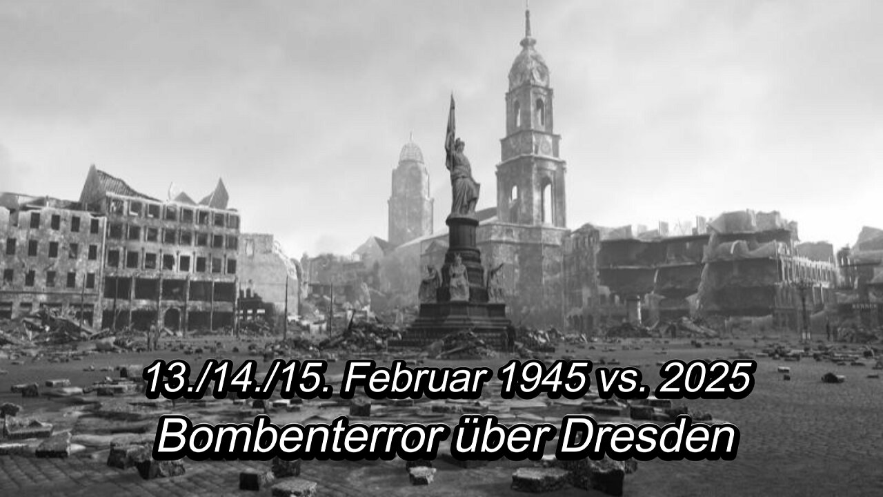 Feuersturm über Dresden – 80. Jahrestag