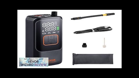 VEVOR Tire Inflator Portable Air Compressor 150PSI 4000mAh Rechargeable Auto-Off Review