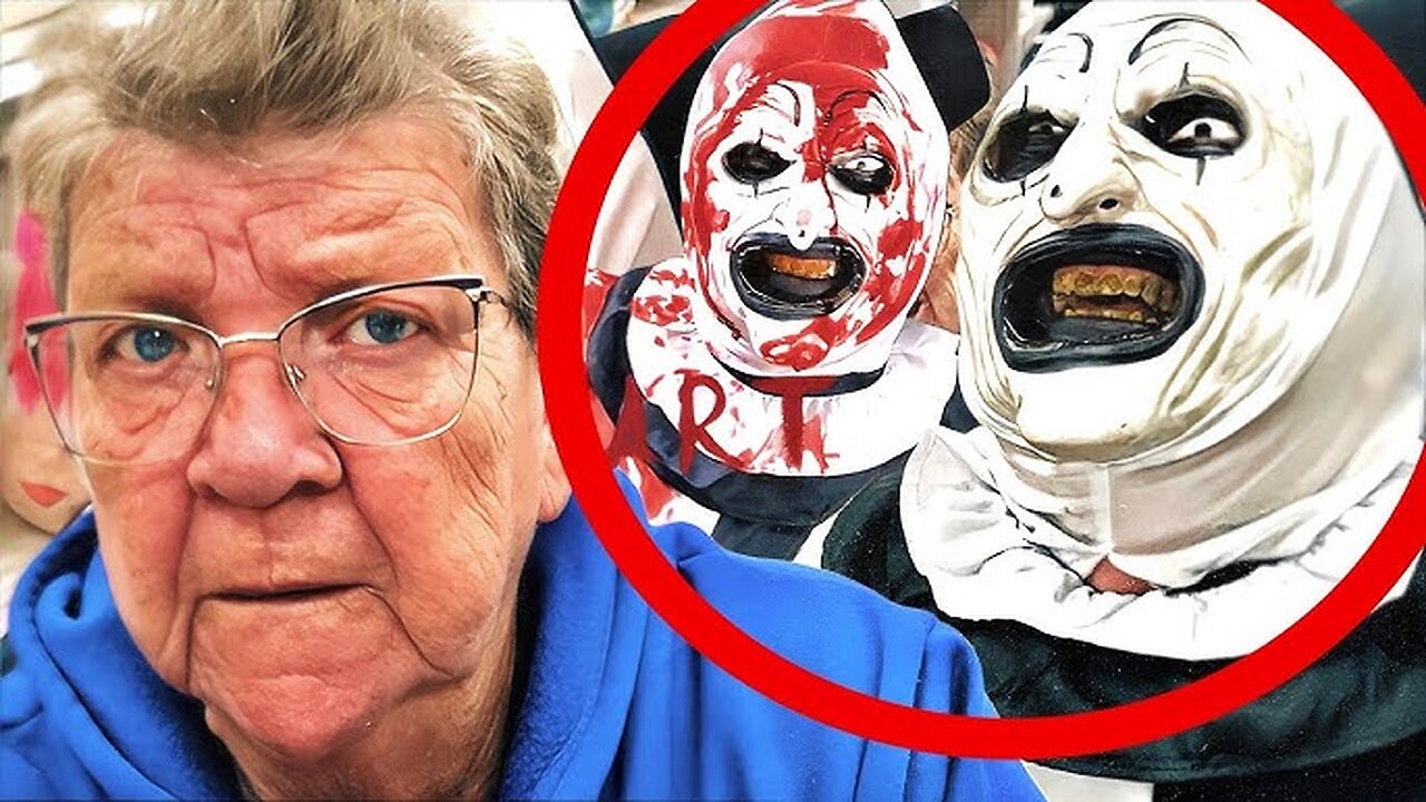 Angry grandma Halloween prank| LIVE on YouTube, Twitch, & Rumble.