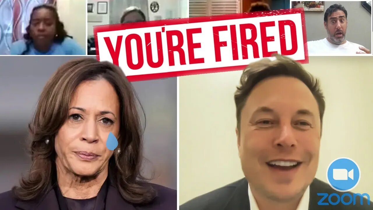 Elon Musk FIRES Kamala Harris in a Tense Zoom Meeting | DUB Edition