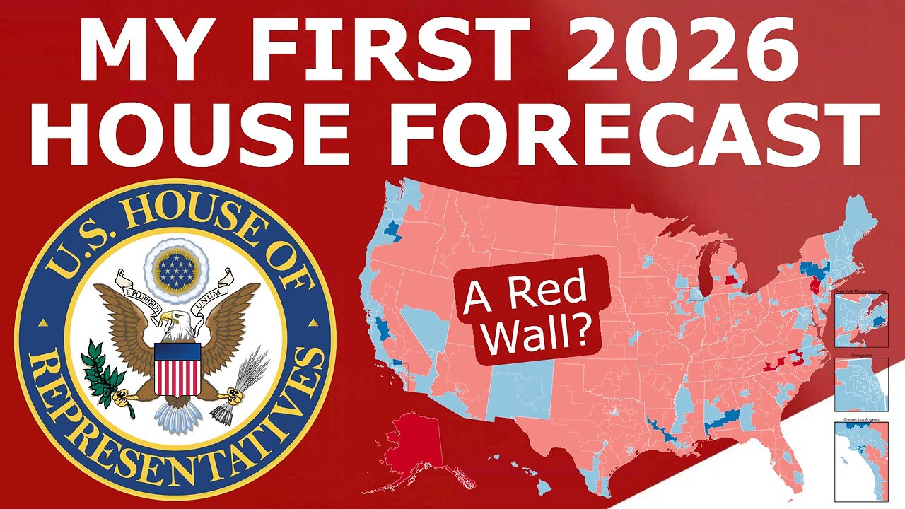 My FIRST 2026 House Map Prediction (March 1, 2025)