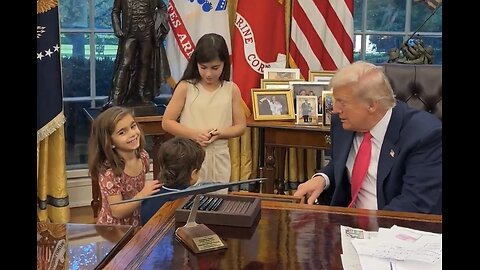 Child laughs at Donald Trump upon learning his name