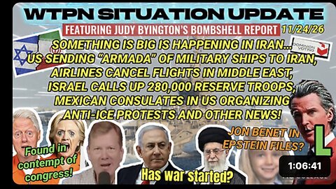 WTPN ~ Judy Byington ~ Situation Update ~ 1-24-26 ~ Trump Return ~ Restored Republic via a GCR