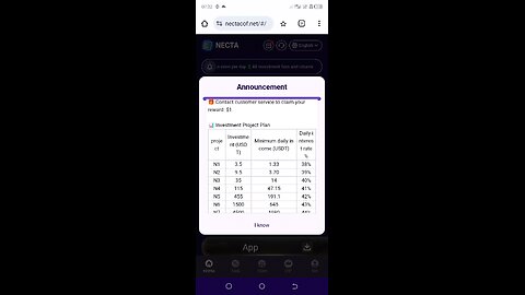 New latest legitimate staking project launched today/ NECTA STAKING PLATFORM