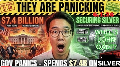 JOHN QALT W/ ASIAN GUY- THEY ARE PANICKING: U.S. Gov Spends $7.4B 2 Secure Silver Before It's Gone.