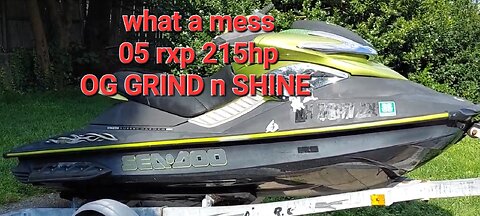 2005 SEADOO RXP 215hp OG GRIND N SHINE FULL DETAILING