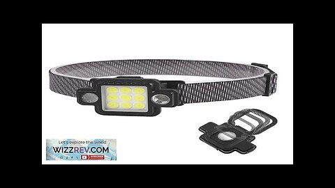 LED+XPE Strong Light Magnetic Headlamp Type-C Rechargeable LED Head Flashlight Outdoors Review