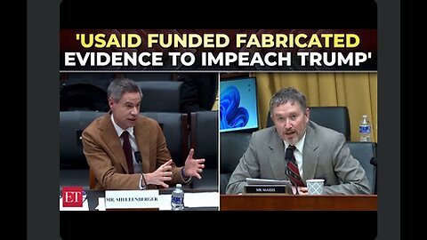 USAID funded Trump impeachment Shellenberger exposes Deep State at US House hearing