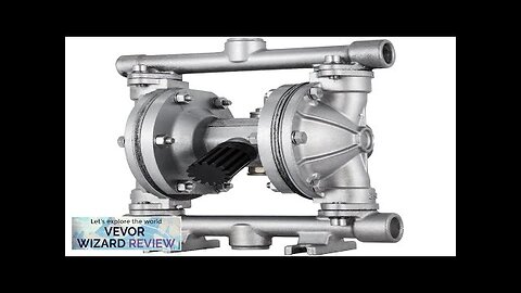 VEVOR Air-Operated Double Diaphragm Pump 1/2 in Inlet & Outlet Stainless Steel Review