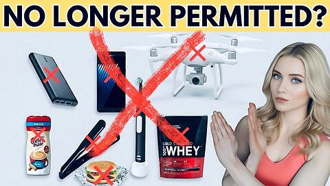 '13 Everyday Items Airlines Just BANNED for 2026! (You Won't Believe #7)