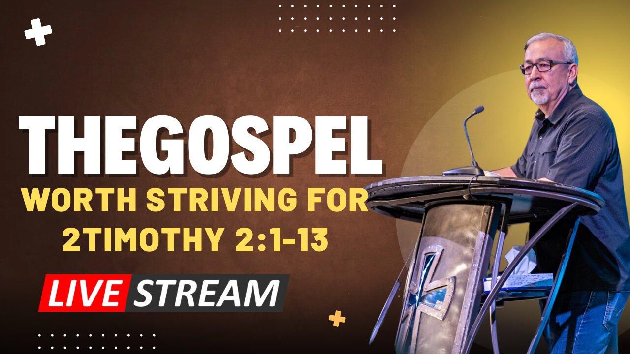 CCRGV Livestream: 2 Timothy 2:1-13 - The Gospel Worth Striving For (1st Service)