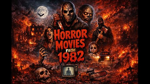 1982: The Year Horror Went INSANE 😱🔥| Poltergeist, The Thing & More: Horror Movie Collage! #shorts