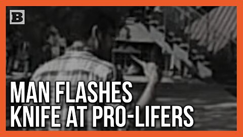 College Employee Waves Knife at Pro-Life Demonstrators