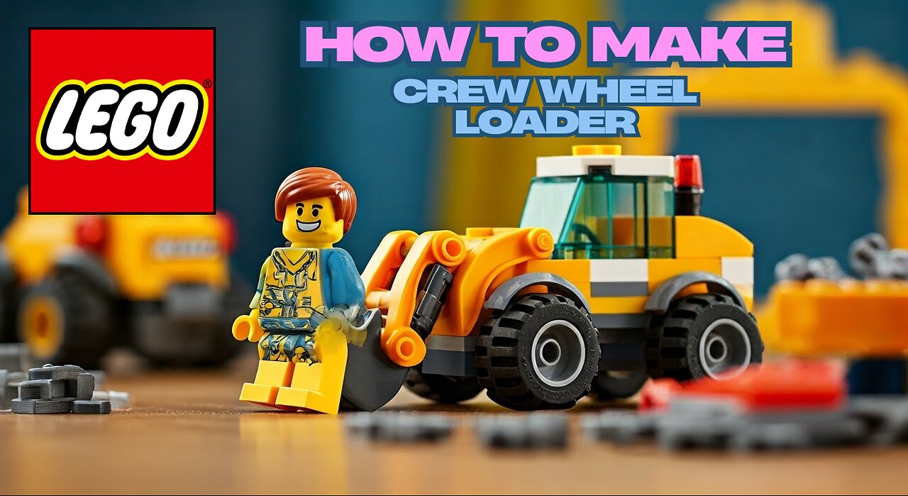 How To Make LEGO Crew Wheel Loader