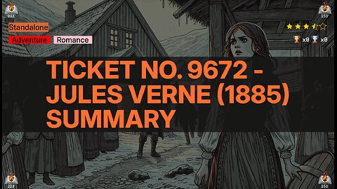 Ticket No. 9672 - Jules Verne (1885) Summary