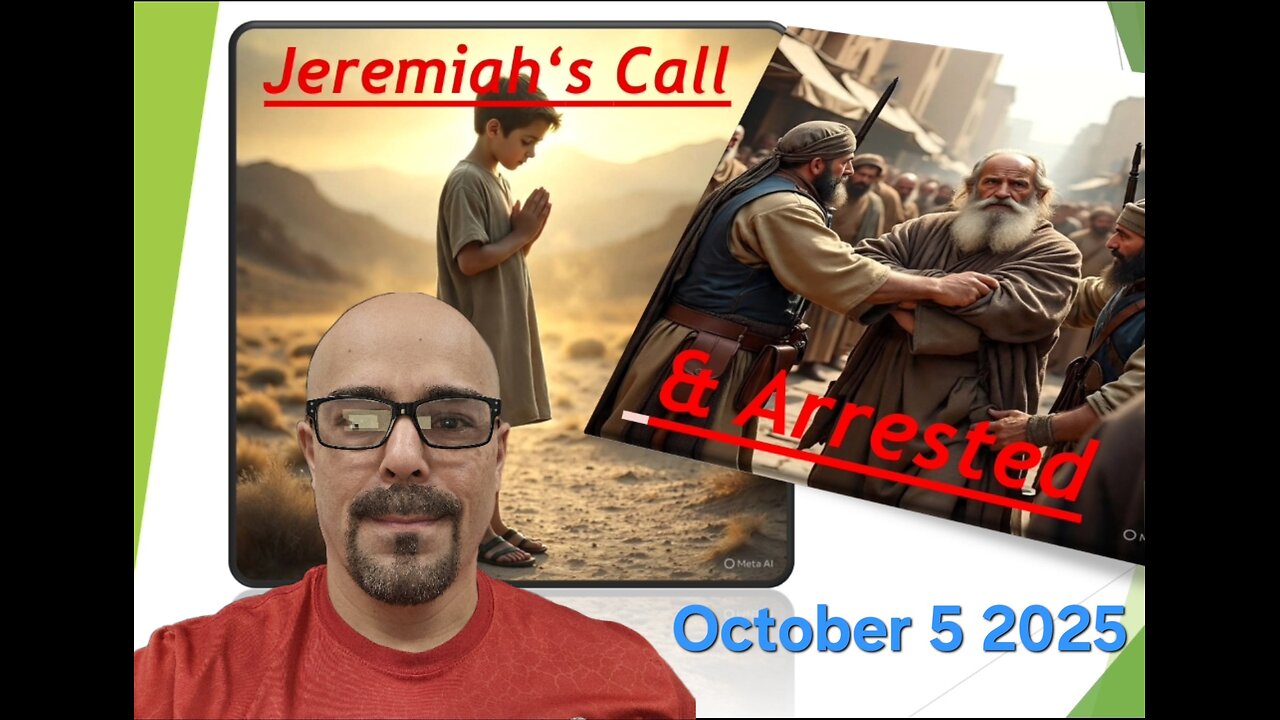Jeremiah‘s Call and Arrest - Standard Lesson Commentary Sunday School - October 5 2025