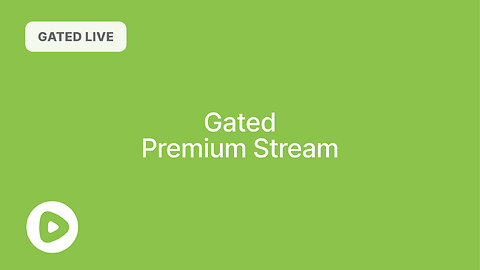 Gated Premium Live From Studio