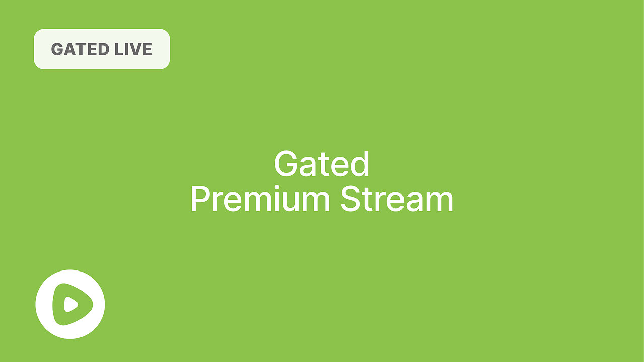 Gated Premium Live From Studio
