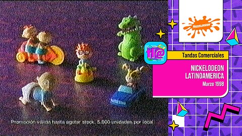Tandas Comerciales Nickelodeon Latinoamérica (Marzo 1998)