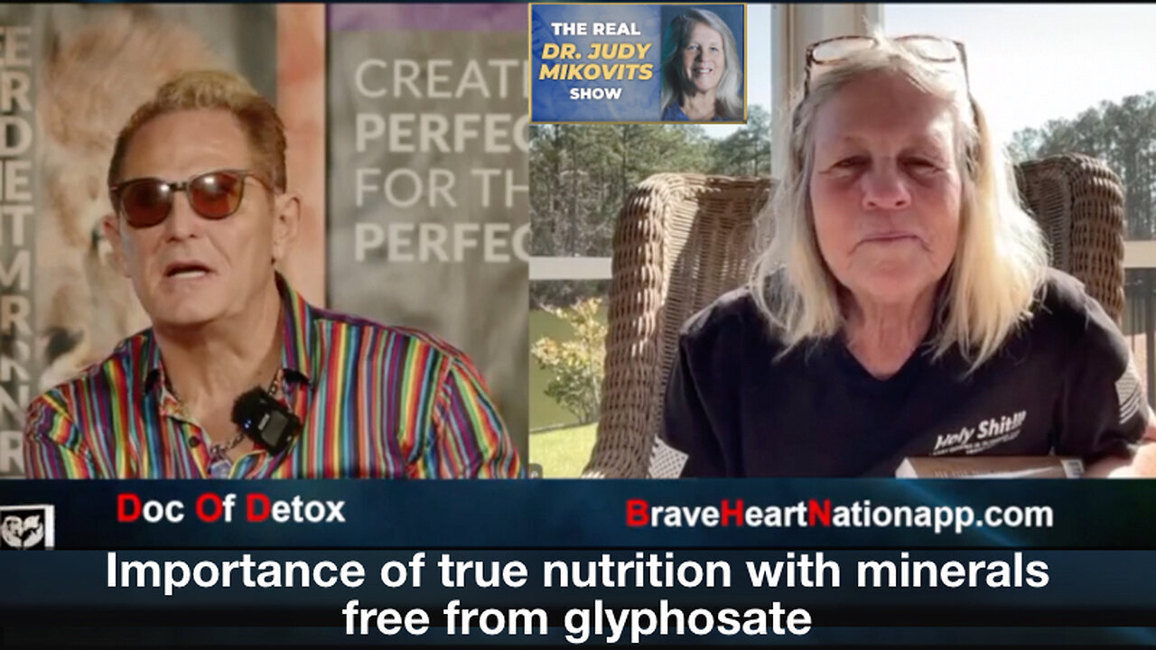 "Importance of true nutrition with minerals free from glyphosate"