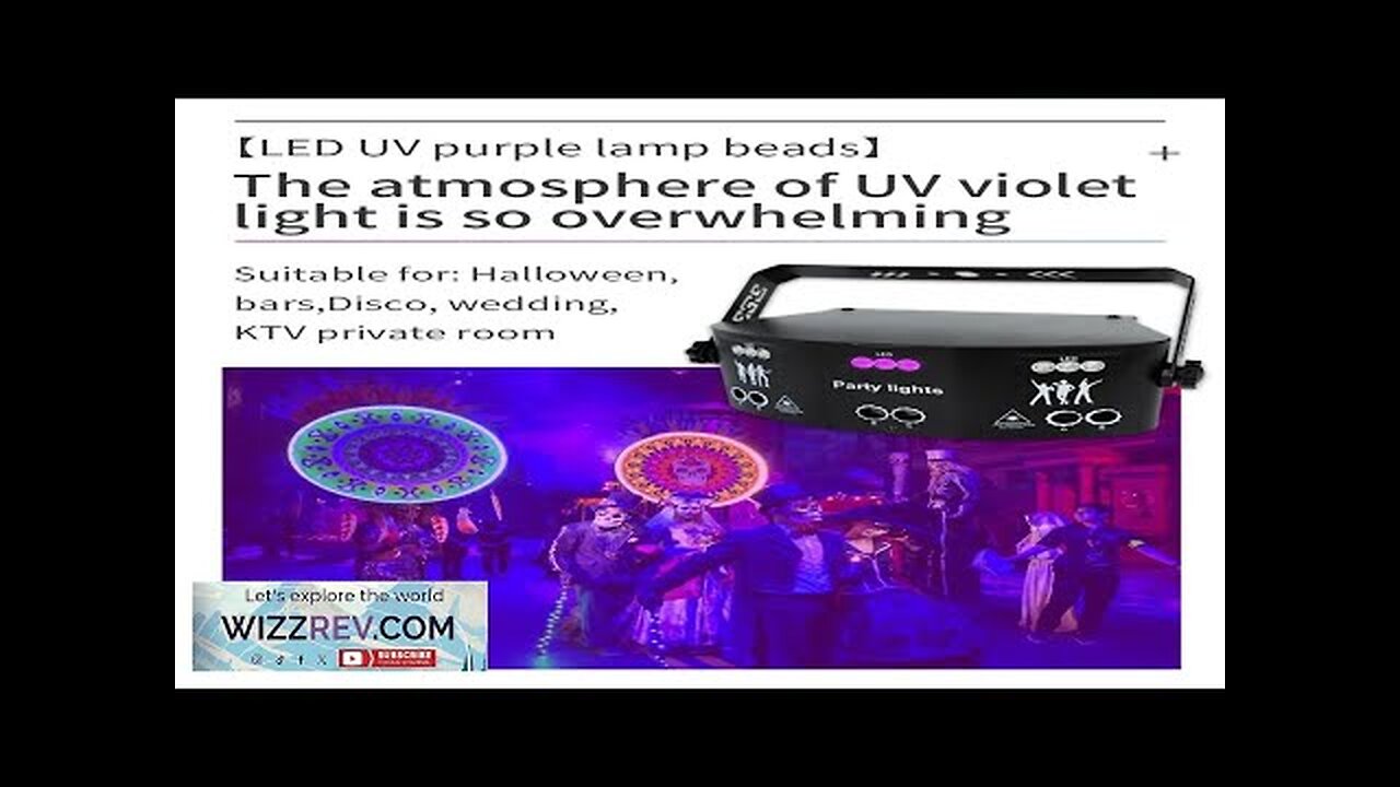 RGB15 Eye Laser Light Disco DJ Beam Projector with Remote Control Strobe Review