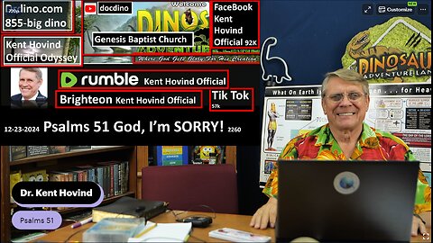 Dr. Kent Hovind: Psalms 51 God, I'm SORRY!