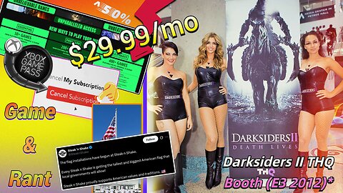 Game & Rant #68 | Xbox Game Pass Price Disaster, Steak & Shake, Govt Shutdown Standoff