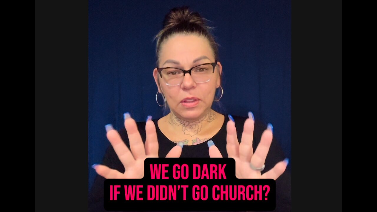 We Go Dark If We Dont Go Church? 😱 #ASL #deaf #signlanguage