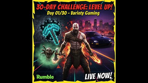 🎮 30-DAY CHALLENGE: Leveling Up My Gameplay Live! (Day X/30)