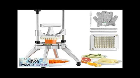 VEVOR Commercial Vegetable Fruit Chopper 1/4" Blade Heavy Duty Professional Food Dicer Review