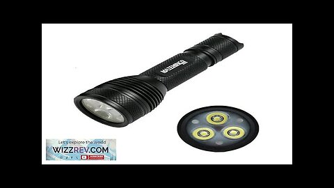 MATEMINCO X6S 3*LED 3000LM Ultra Bright EDC LED Flashlight Small Throw Flood Review