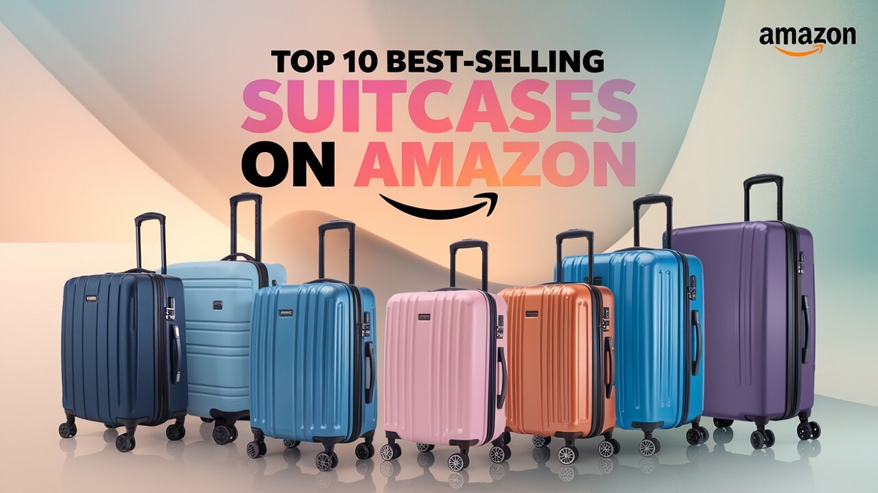 Top 10 BEST Suitcases on Amazon 2025 | High-Quality and Affordable Luggage | Best-Selling