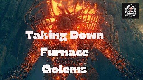 KIlling the 1st Furnace Golem in Elden Ring DLC